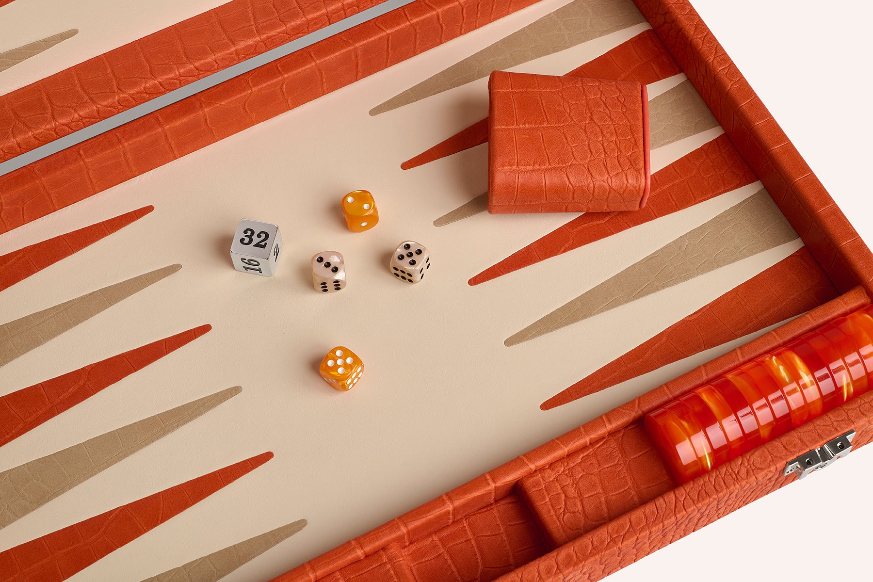 Backgammon Large Alligator print