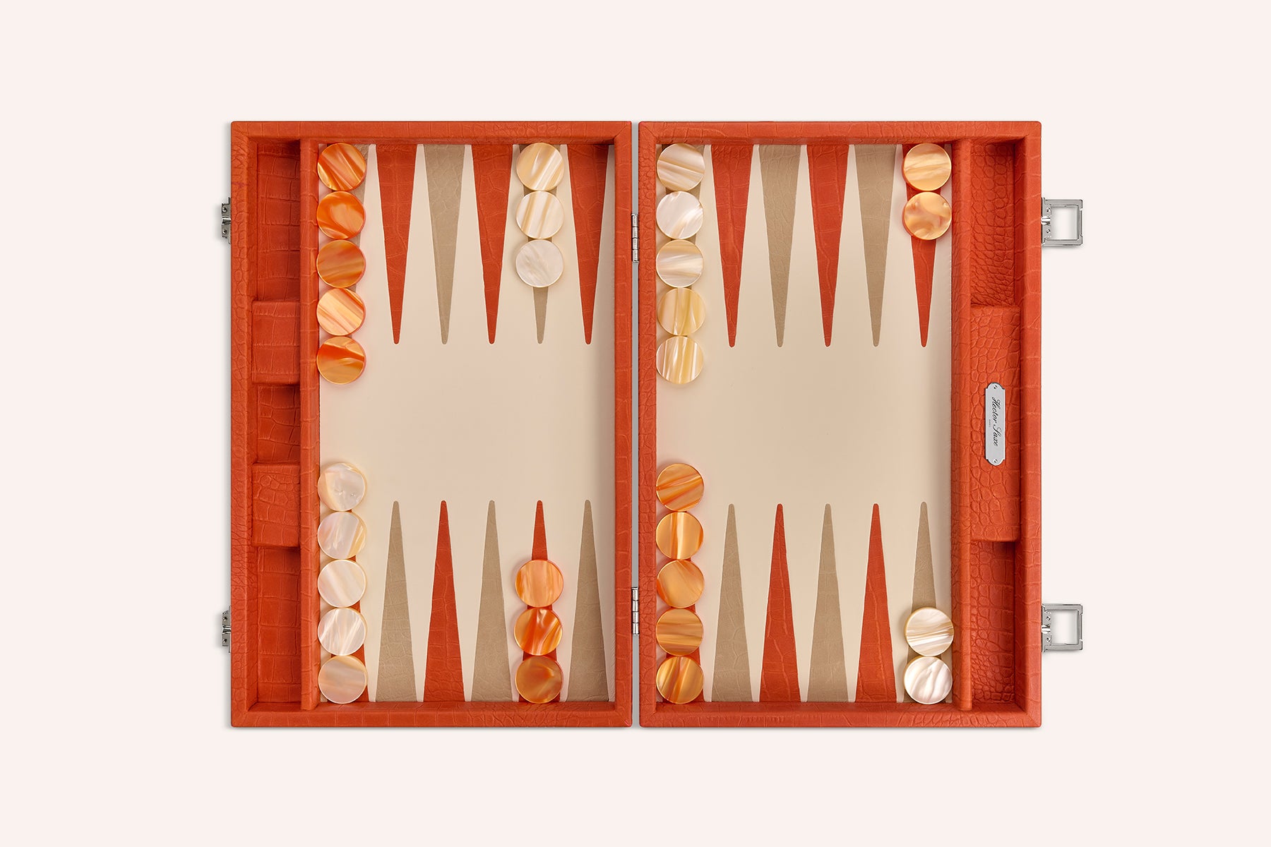 Backgammon Large impression Alligator