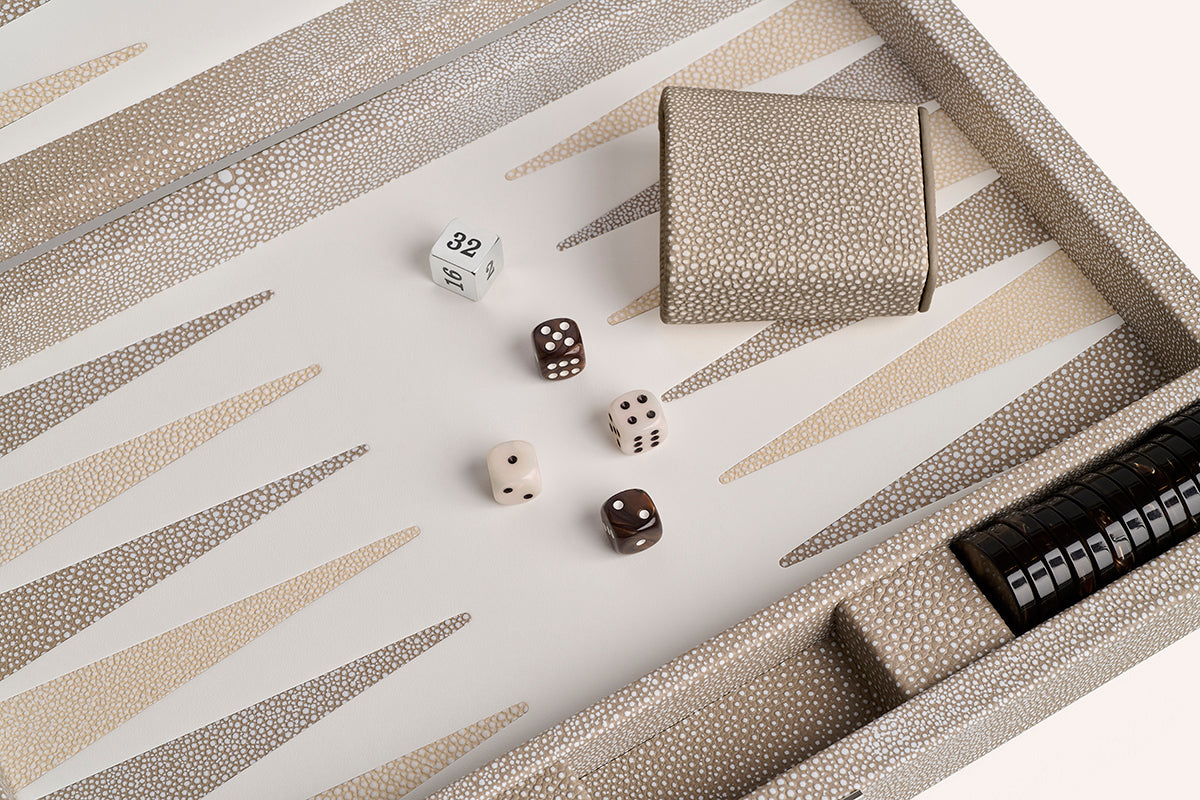 Medium Shagreen Backgammon Print