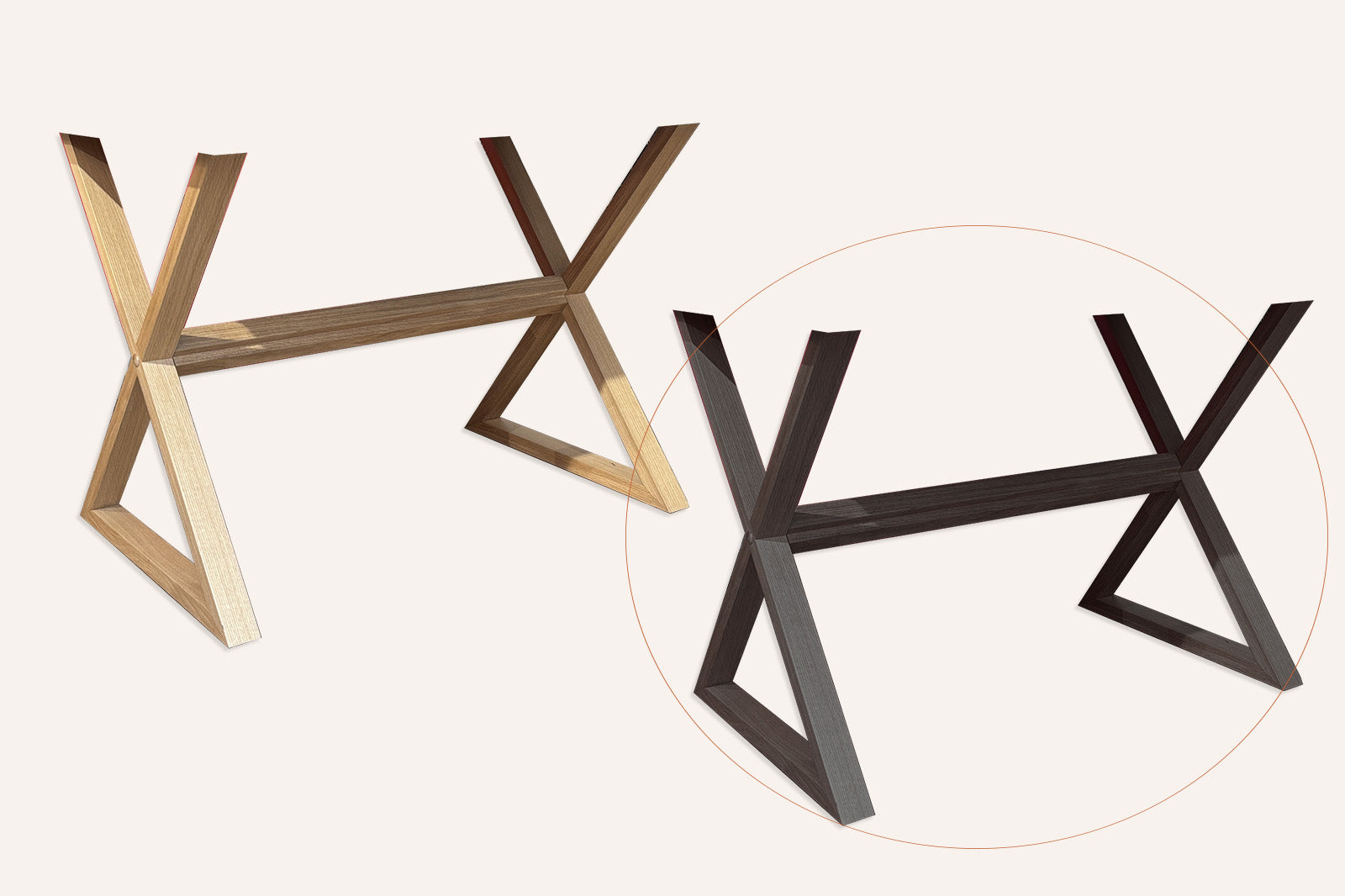 #Pieds de Table_X
#FINITIONS_BOIS EBÈNE