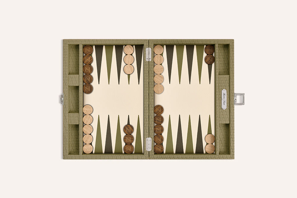 Leather Backgammon