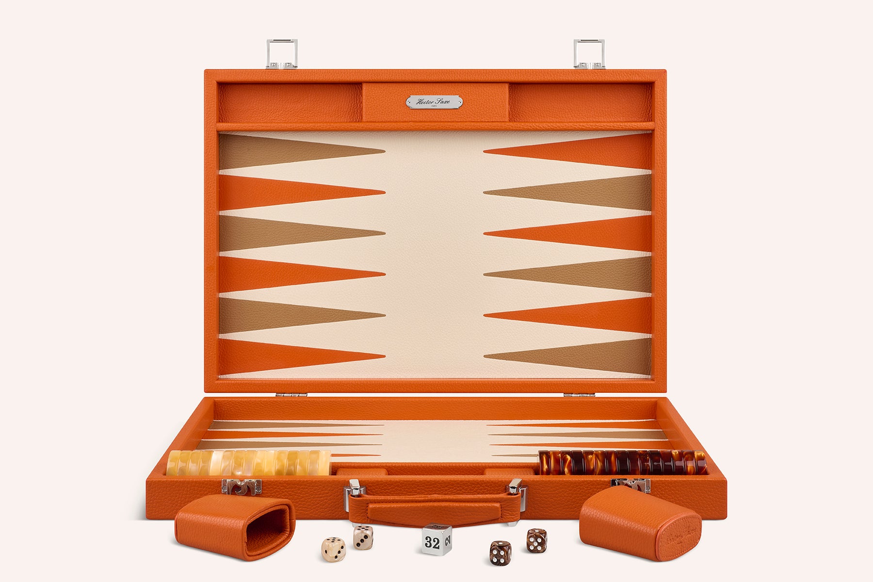 バックギャモン by HACKETT LONDON ＊革張り Leather Backgammon