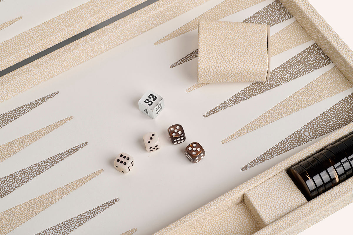 Backgammon Large Shagreen Print