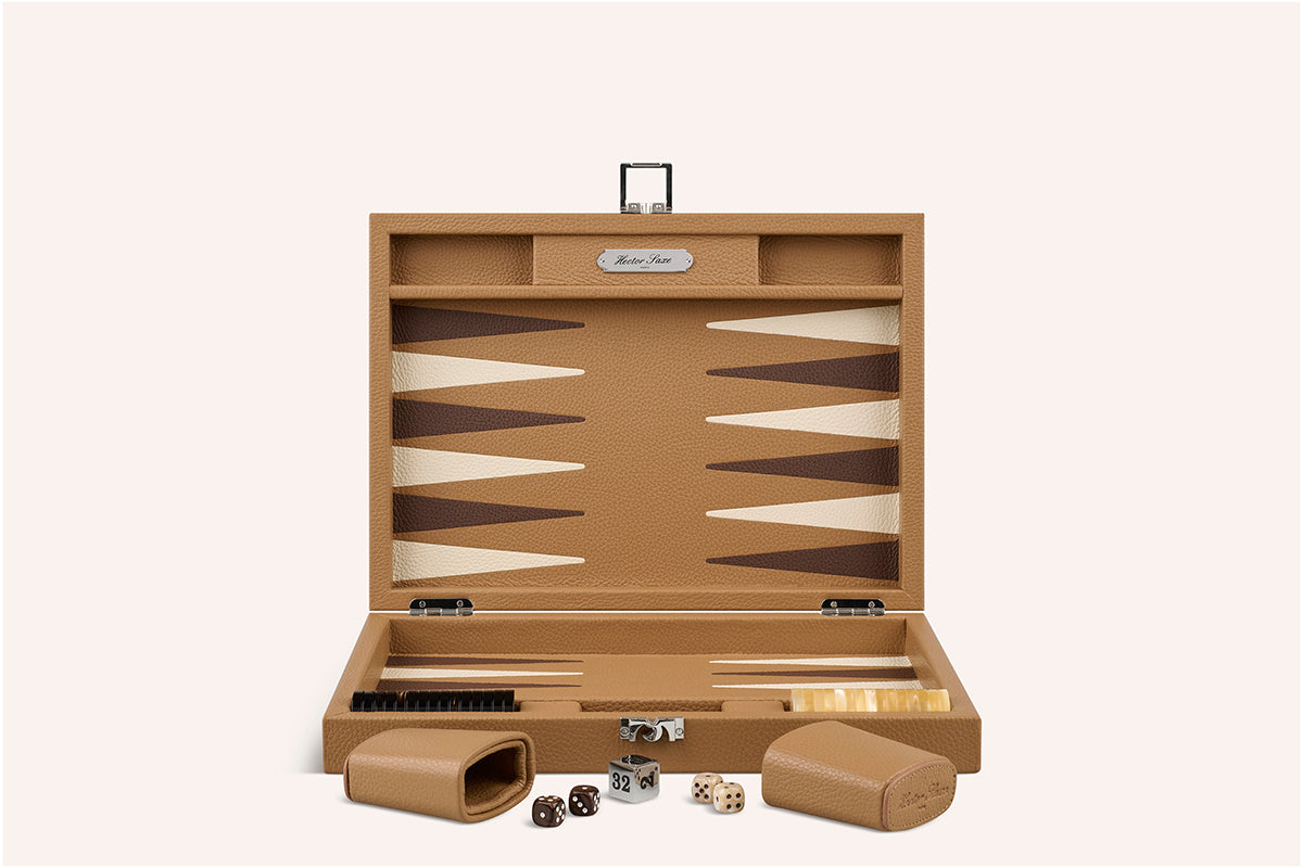 Leather Backgammon