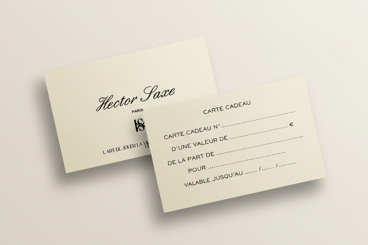Carte Cadeau Hector Saxe
