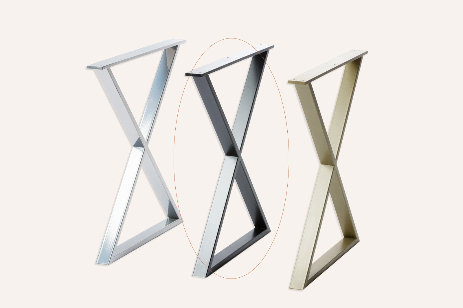 #Pieds de Table_X
#FINITIONS_MÉTAL NOIR